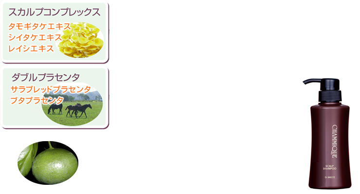 スカルプコンプレックス、ダブルプラセンタ配合